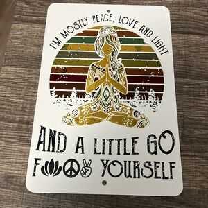 Metal Sign Wall Decor